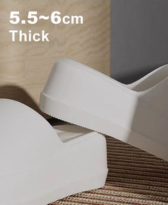 Señoras nuevo estilo <span class=keywords><strong>EVA</strong></span> suela gruesa antideslizante plástico al aire libre para zapatillas cómodo uso doméstico para Primavera Verano otoño-moda - Product Image 4