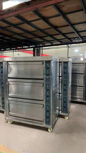 <span class=keywords><strong>Four</strong></span> à gaz standard à trois étages à six plateaux pour la cuisine Machines de cuisine de haute qualité - Product Image 2