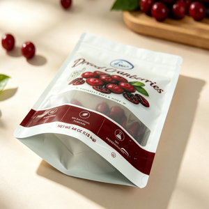 MOQ bajo Impresión personalizada Bolsa Ziplock de plástico con ventana esmerilada Bolsa de paquete de alimentos de papel de aluminio - Product Image 2