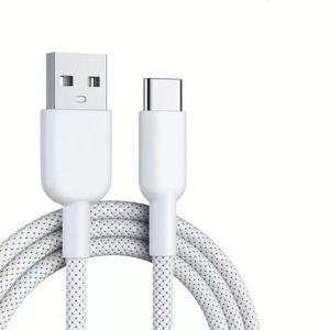 60W Phone Charger Cable Type C Quick Charge <b>USB</b>-C Power Adapter Cable Nylon Braided Data Cables - Product Image 1