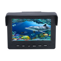 15M/30M 1000TVL détecteur de poissons caméra de pêche sous-marine 4.3 pouces moniteur avec 6 pièces 6W IR LED Vision nocturne caméra de pêche sur glace