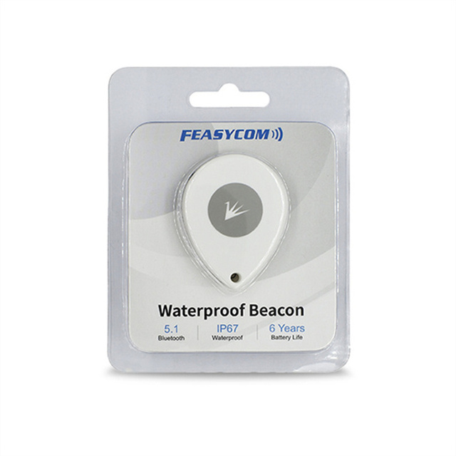 Long-Range 400m Advertising FSC-BP108B White Programmable Proximity Marketing Bluetooth Beacon iBeacon for Push Notification