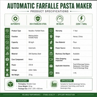 Machine à pâtes italienne motorisée professionnelle tout-en-un pour pétrir et étaler la pâte, grande capacité pour restaurant, pâtes fraîches