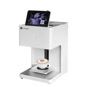 Evebot Máy pha cà phê tự động Latte máy in tự làm Cà Phê Latte Trà Sữa logo máy in thực phẩm - Product Image 1