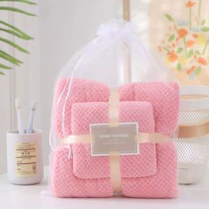 Coral Velvet <b>Bath</b> <b>Towel</b> Dry Hair Cap 5-piece Sports Printed Soft Absorbent Spandex/Organic Cotton Child-Proof Adult <b>Set</b> - Product Image 6