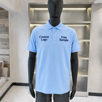 Échantillon gratuit de polos personnalisés brodés en gros, vêtements de travail décontractés, t-shirts, cadeaux promotionnels, uniformes pour les employés d'entreprise