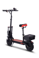 Trottinette électrique pliable pour adultes, phares lumineux, double motorisation, grande puissance 2000W, pneus larges