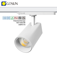 Brevet d'usine nouvelle conception 3 phases 4/6 fils projecteur piste Cri90/97 Anti-éblouissement scintillement gratuit 15W Led piste lumière