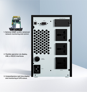 SKE Venta al por Mayor UPS Externo Monofásico <span class=keywords><strong>de</strong></span> 3kva con Batería <span class=keywords><strong>de</strong></span> Plomo-Ácido 220V para Aplicaciones Informáticas, UPS en Línea <span class=keywords><strong>de</strong></span> China - Product Image 3