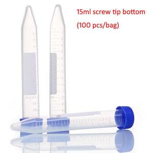 प्लास्टिक पीपी पेंच ढक्कन के साथ अपकेंद्रित्र ट्यूब स्पष्ट सफेद स्नातक 10ml 15ml 50ml 100ml - Product Image 4