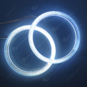 ADT 60mm 65mm 70mm 75cm 95mm 100mm Anneau lumineux COB monocouleur pour voiture Angel Eyes - Product Image 5