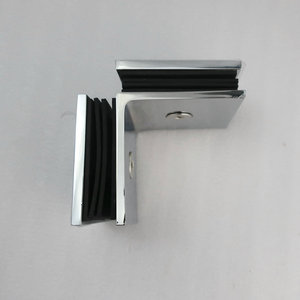 Đồng Thau Rắn Cửa Kính Side Kẹp Bracket 50x50MM - Product Image 6