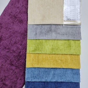 <span class=keywords><strong>Tissu</strong></span> en microfibre chenille 100% polyester de couleur unie, de haute qualité, à prix de gros, pour rideaux - Product Image 2
