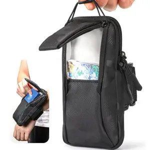 户外骑行臂章手机袋跑步手机座小物品储物袋牛津面料涤纶手机袋袋