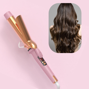 <span class=keywords><strong>Fer</strong></span> à <span class=keywords><strong>boucler</strong></span> professionnel de salon de haute qualité FND Deep Waver Big <span class=keywords><strong>38</strong></span> <span class=keywords><strong>mm</strong></span> en or rose avec barillet blanc - Product Image 4