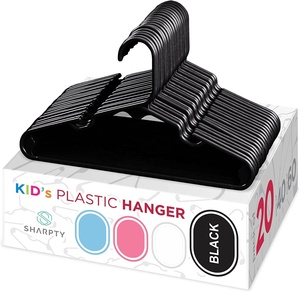 Penata gantungan lemari injeksi ramah lingkungan, cetakan plastik anti licin fleksibel ramah lingkungan untuk bayi anak laki-laki dan perempuan - Product Image 6