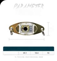 Top qualité goutte profonde sous-marine LED sous-marine forme d'oeil pêche poisson leurre lumière clignotant lampe