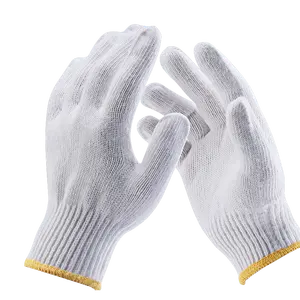 7 калибра/10 калибра хлопчатобумажные трикотажные перчатки