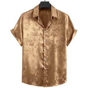 <span class=keywords><strong>Chemise</strong></span> Hawaïenne Florale Décontractée pour <span class=keywords><strong>Homme</strong></span>, Respirante et Confortable, Anti-Boulochage, Manches Courtes, Idéale pour les Vacances Tropicales et les Mariages à la Plage - Product Image 3