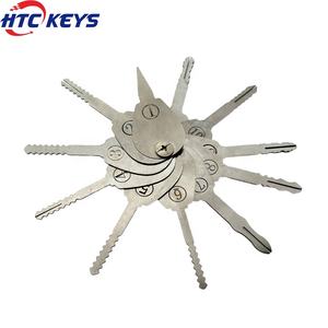 Herramienta de Cerrajería HUK, Juego de Tijeras Plegables Universales <span class=keywords><strong>para</strong></span> Abrir Cerraduras de Autos y <span class=keywords><strong>Motos</strong></span>, Accesorio Rápido <span class=keywords><strong>para</strong></span> Llaves - Product Image 5