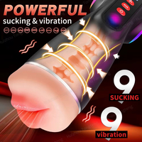 Masturbateur automatique masculin avec contrôle par application, 9 modes de succion, vibration et poussée, jouets sexuels pour hommes, pompe à pénis, stimulateur de sexe oral pour adultes
