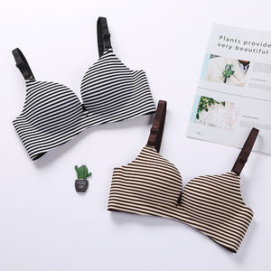 B C Cup Éponge mince et épaisse sélectionnable Différents modèles imprimés Soutien-gorge rembourré sans couture - Product Image 4