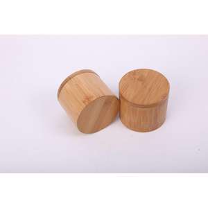 Boîte de rangement multifonctionnelle en bambou écologique pour thé, épices, sel et poivre avec couvercle magnétique pivotant pour la cuisine - Product Image 4