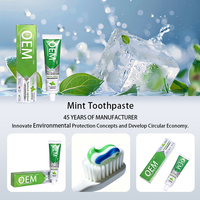 Dentifrice Blanchissant Tricolore Personnalisé Nouvelle Formule Menthe Nettoie la Bouche Élimine les Taches