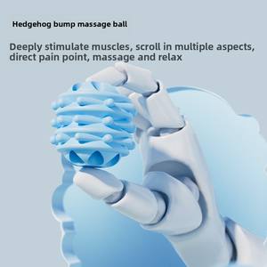 Bâton de massage de dent de loup à dix roues promotionnel transfrontalier Yoga Mace Sensory Calf Muscle Relaxation Roller Shaft Massager Gift - Product Image 2