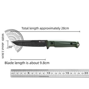 Cuchillo Fijo de Acero Inoxidable DC53 de Alta Calidad, Portátil y Personalizable con Funda Keydex para Supervivencia al Aire Libre, Pesca, Caza, Bricolaje, OEM - Product Image 3