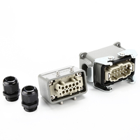 Connecteur robuste SENTUO série HE à double verrouillage 16A IP65/IP67 à bornes à vis pour la robotique et la machinerie (vente en gros)