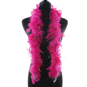 Lông Nhà Máy Bán Buôn 20 Gram 48 inch Màu Hồng Với Màu Trắng Mix Trẻ Em Chandelle Feather Boas - Product Image 5