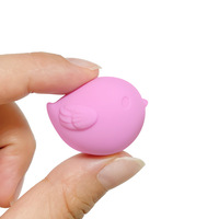 Perle d'accessoire pour chaîne de sucette bébé en silicone alimentaire 3D motif oiseau de dessin animé, fabriquée en Chine, modèle Cy399