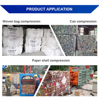 Presse à balles hydraulique de 80 tonnes pour cartons, paille, foin, papier usagé, canettes et plastique