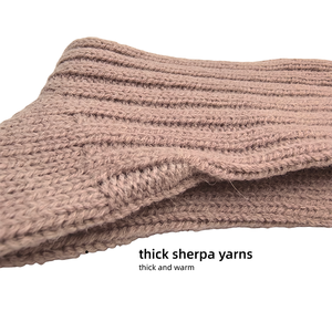 Chaussettes d'hiver douillettes en laine/nylon pour hommes et femmes, extra épaisses, avec fonction antibactérienne, logo sur la semelle/le corps de la chaussette - Product Image 4