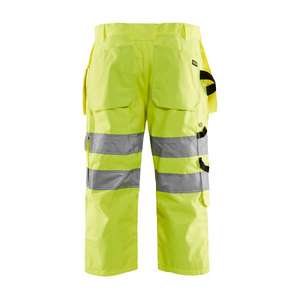 BLAKLADER - 153918113300C46 Pantalones cortos piratas de alta visibilidad amarillo-EAN 7330509628805 ROPA DE TRABAJO DE LA HI-VIS - Product Image 2