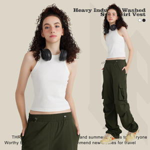 เสื้อกั๊กใส่ในที่ทำงานของผู้หญิงสำหรับฤดูร้อน2024เสื้อชั้นในทรงเคนดัลล์สั้นซักได้เป็นแรงบันดาลใจจากผ้าเจอร์ซีย์ที่ได้รับแรงบันดาลใจจากเครื่องเทศของเด็กผู้หญิง - Product Image 3