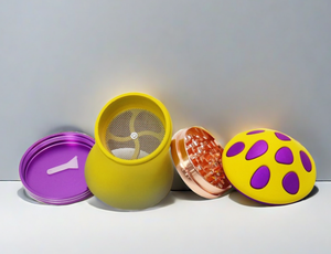 Nuevo Molinillo de Hierbas CANNA 2024, Creativo, con Forma de Hongo, Color Degradado, Aleación de Zinc, 63 mm, 4 Piezas, Caja Manual para Accesorios - Product Image 5