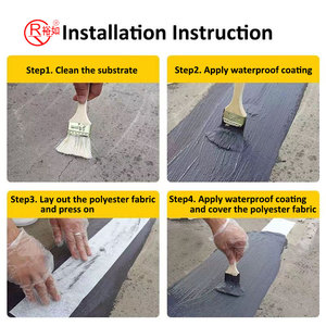 Revêtement imperméable en polyuréthane à base d'eau, résistant aux intempéries et écologique, avec une forte étanchéité, YURU - Product Image 3