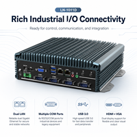 Mini PC Compacto con CPU I7-8550U/I3-1215U/I5-1235U, LAN, USB, COM, HD, VGA, SSD Opcional, Windows/Linux para Control de Puerta de Enlace