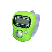 Nouveau Compteur de Doigts Électrique Numérique LCD avec Éclairage, Compteur de Points, Marqueur de Mailles pour Couture, Tricot, Tissage, Prière Bouddhiste, Football