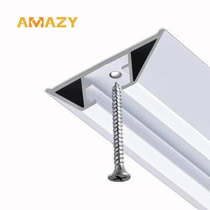 Top Gắn Hợp Kim Nhôm V Rèm Theo Dõi Đường Ray Phòng Trang Trí V Hình Dạng Rèm Theo Dõi - Product Image 4