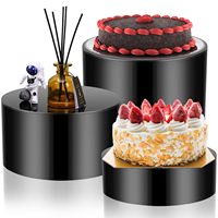 Fabrik Großhandel Set von 3 Hochzeit Riser Stand Buffet Food Dining Display Rack Acryl Kuchen Tablett für Party Event Dekoration
