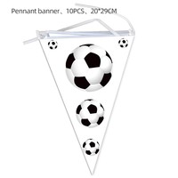 Hot Sale Geburtstag Fußball Spiel Party Dekoration Fußball Sport Thema Einweg Papp teller Geburtstags feier Lieferungen