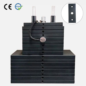 Ev spor salonu için toptan ticari fitnes ekipmanları aksesuarları çelik ağırlık yığını plakaları - Product Image 1