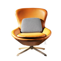 Fauteuil de loisirs, chaise douce pour salon de luxe, Design italien moderne, hôtel, tissu d'accent, chaises confortables