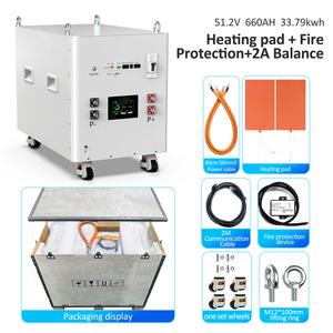 Batteria LiFePO4 impilabile ad alta capacità da 48V 51.2V 660Ah 33kWh con BMS JK V19 per accumulo energetico domestico - Disponibile in UE - Product Image 2