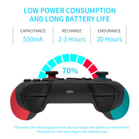 Joystick Gamepad Nirkabel 2.4G BT Kustom Pabrik untuk PC/Konsol NS Switch