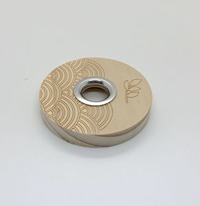 Alta calidad nuevo Color Natural superior grabado profundo Home Deco Vietnam Perfume Cap madera tallada rebanada difusor cubierta botella de aceite - Product Image 3