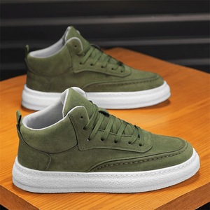 Zapatos de Hombre con Plataforma Alta, Estilo Coreano de Moda, Zapatos Versátiles, Zapatos Deportivos y Casuales de Una Sola Pieza para Hombre - Product Image 3